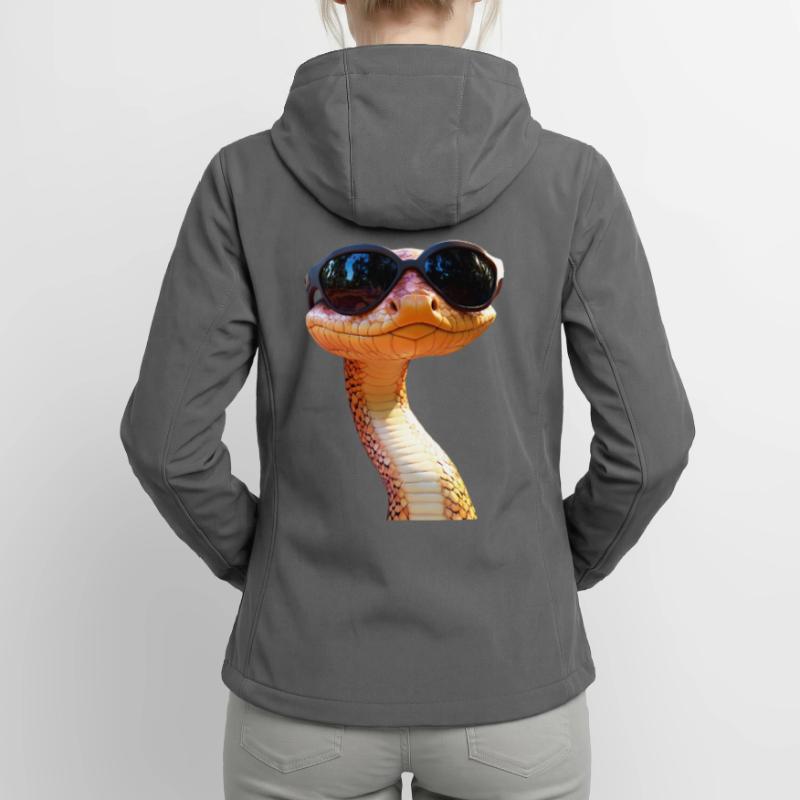 Serpent Python Cobra Mamba Serpent à sonnettes Serpent Veste softshell femme recyclée Stanley/Stella