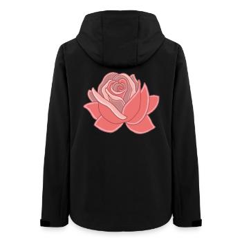 Coeur de la rose - Veste softshell femme recyclée Stanley/Stella - noir - Dos - AI Model Female 172 light (172cm)