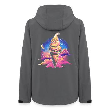 Cornet de glace Dreamlike - Veste softshell femme recyclée Stanley/Stella - charbon - Dos - AI Model Female 172 light (172cm)