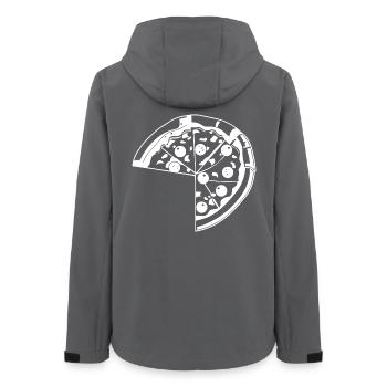 Croquis de pizza - Veste softshell femme recyclée Stanley/Stella - charbon - Dos - AI Model Female 172 light (172cm)