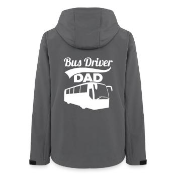 Bus Driver Dad - Frauen Recycelte Softshelljacke von Stanley/Stella - Anthrazit - Hinten - AI Model Female 172 light (172cm)