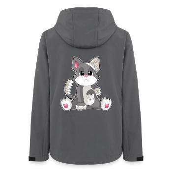 Bandage pour chat - Veste softshell femme recyclée Stanley/Stella - charbon - Dos - AI Model Female 172 light (172cm)