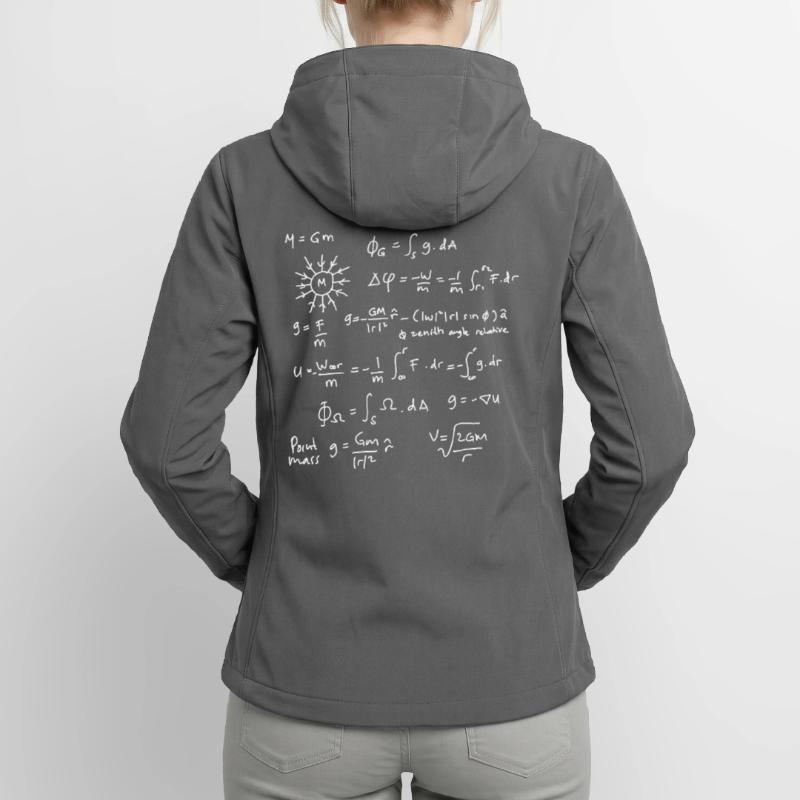 Physics Equations Unleashed Women’s Recycled Softshell Jacket by Stanley/Stella