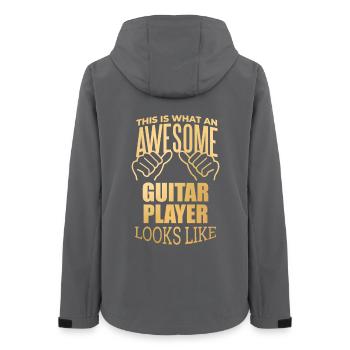 guitare - Veste softshell femme recyclée Stanley/Stella - charbon - Dos - AI Model Female 172 light (172cm)
