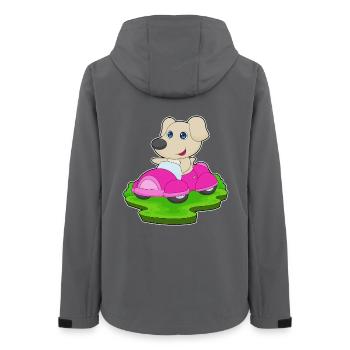 Voiture pour chien - Veste softshell femme recyclée Stanley/Stella - charbon - Dos - AI Model Female 172 light (172cm)