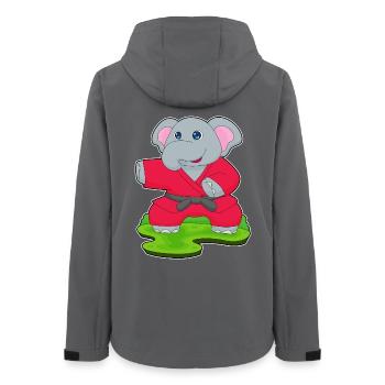 Karaté d’éléphant arts martiaux - Veste softshell femme recyclée Stanley/Stella - charbon - Dos - AI Model Female 172 light (172cm)