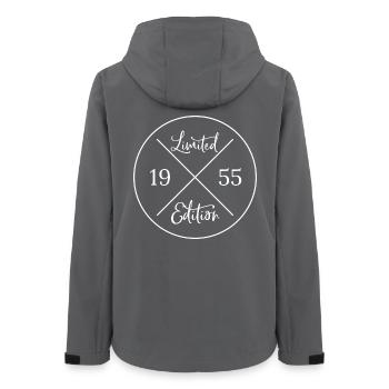 Edition limitée 1955 - Veste softshell femme recyclée Stanley/Stella - charbon - Dos - AI Model Female 172 light (172cm)