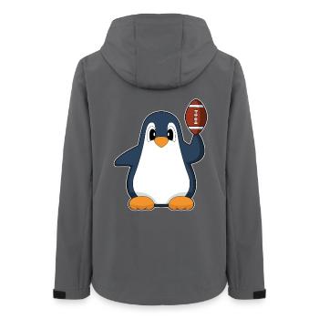 Penguin American Football Sports - Veste softshell femme recyclée Stanley/Stella - charbon - Dos - AI Model Female 172 light (172cm)