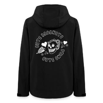 Zahnspange Mädchen cool goth - Frauen Recycelte Softshelljacke von Stanley/Stella - Schwarz - Hinten - AI Model Female 172 light (172cm)