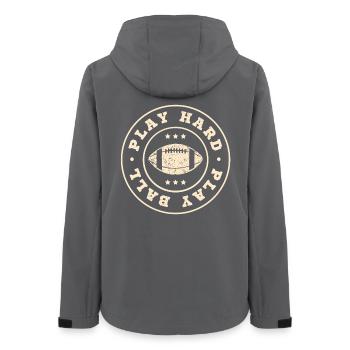 Football Spirit: Play Hard - Veste softshell femme recyclée Stanley/Stella - charbon - Dos - AI Model Female 172 light (172cm)