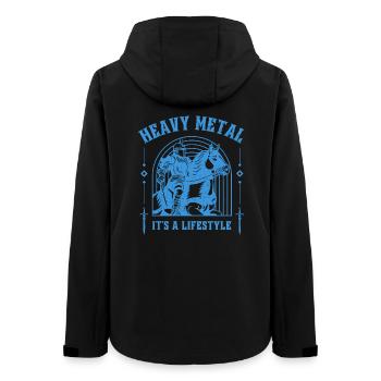 Heavy Metal – Ritter & Pferd lifestyle design - Veste softshell femme recyclée Stanley/Stella - noir - Dos - AI Model Female 172 light (172cm)