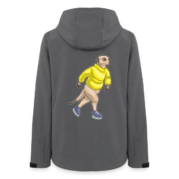 Patins à glace Meerkat - Veste softshell femme recyclée Stanley/Stella - charbon - Dos - AI Model Female 172 light (172cm)