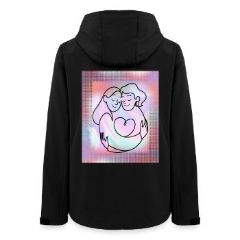 Lieblingsmensch-Mutter-Tochter-Schwester-Freundin - Frauen Recycelte Softshelljacke von Stanley/Stella - Schwarz - Hinten - AI Model Female 172 light (172cm)