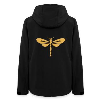 Feu de paille de courte durée - Veste softshell femme recyclée Stanley/Stella - noir - Dos - AI Model Female 172 light (172cm)