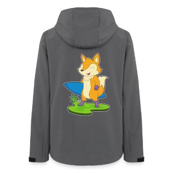 Été de surf Fox Surf - Veste softshell femme recyclée Stanley/Stella - charbon - Dos - AI Model Female 172 light (172cm)