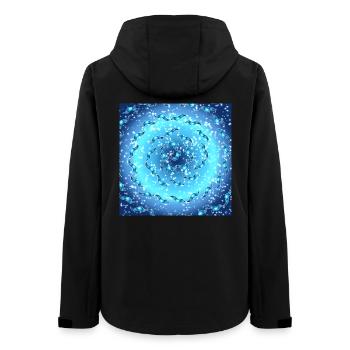 Galaxie des mers - Veste softshell femme recyclée Stanley/Stella - noir - Dos - AI Model Female 172 light (172cm)
