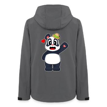 Panda Hut - Frauen Recycelte Softshelljacke von Stanley/Stella - Anthrazit - Hinten - AI Model Female 172 light (172cm)