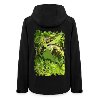 Insect - Women’s Recycled Softshell Jacket by Stanley/Stella - black - Back - AI Model Female 172 light (172cm)