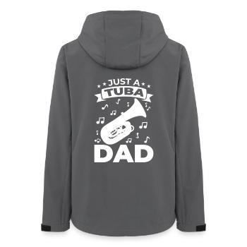 Tuba Father - Women’s Recycled Softshell Jacket by Stanley/Stella - anthracite - Back - AI Model Female 172 light (172cm)