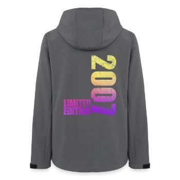Édition Limitée 2007 18ème Cadeau d’Anniversaire - Veste softshell femme recyclée Stanley/Stella - charbon - Dos - AI Model Female 172 light (172cm)