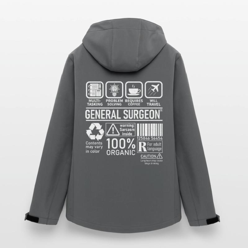 General Surgeon multi tasking problem solving Women’s Recycled Softshell Jacket by Stanley/Stella
