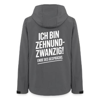 Zehnundzwanzig Dreißig Geschenk Für 30. Geburtstag - Frauen Recycelte Softshelljacke von Stanley/Stella - Anthrazit - Hinten - AI Model Female 172 light (172cm)