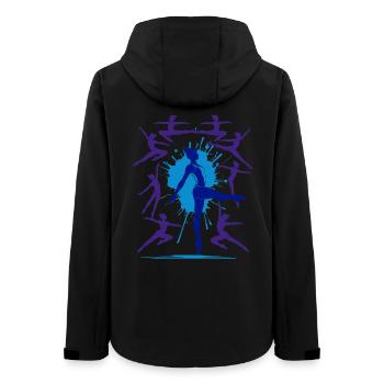 Gymnastics Gymnastics Acrobatics Artistic Gymnastics - Women’s Recycled Softshell Jacket by Stanley/Stella - black - Back - AI Model Female 172 light (172cm)