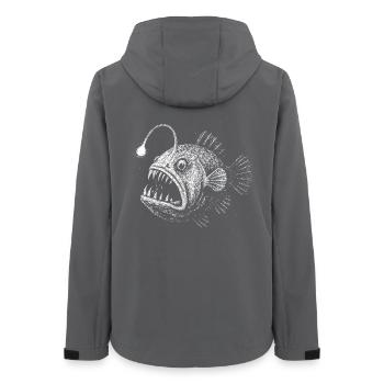 Poisson-grenouille - Veste softshell femme recyclée Stanley/Stella - charbon - Dos - AI Model Female 172 light (172cm)