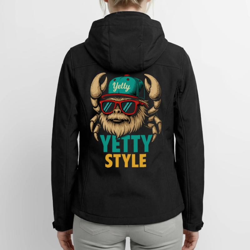 Graphisme Yeti Style Yetty Veste softshell femme recyclée Stanley/Stella