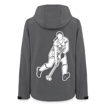 Hockey Girls - Women’s Recycled Softshell Jacket by Stanley/Stella - anthracite - Back - AI Model Female 172 light (172cm)