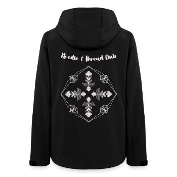 Nadel & Faden Club - Frauen Recycelte Softshelljacke von Stanley/Stella - Schwarz - Hinten - AI Model Female 172 light (172cm)
