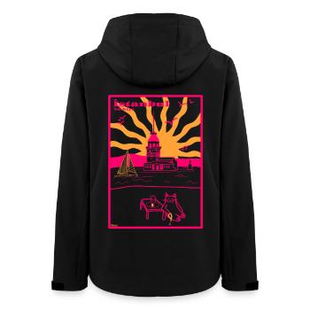 Istanbul Tour de Léandre Vibes été Boho - Veste softshell femme recyclée Stanley/Stella - noir - Dos - AI Model Female 172 light (172cm)