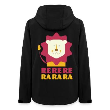 Re re ra ra ra Gala Gala Cimbom bom - Women’s Recycled Softshell Jacket by Stanley/Stella - black - Back - AI Model Female 172 light (172cm)