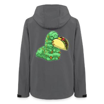 Raupe Taco - Frauen Recycelte Softshelljacke von Stanley/Stella - Anthrazit - Hinten - AI Model Female 172 light (172cm)