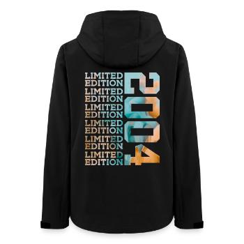 LIMITED EDITION 2004 22 YEARS 22ND BIRTHDAY - Women’s Recycled Softshell Jacket by Stanley/Stella - black - Back - AI Model Female 172 light (172cm)