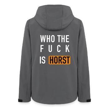 Who the fuck is HORST - Veste softshell femme recyclée Stanley/Stella - charbon - Dos - AI Model Female 172 light (172cm)