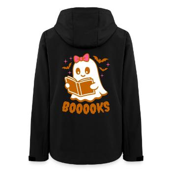 Ghost Girl Booooks - Costume d'Halloween - Veste softshell femme recyclée Stanley/Stella - noir - Dos - AI Model Female 172 light (172cm)