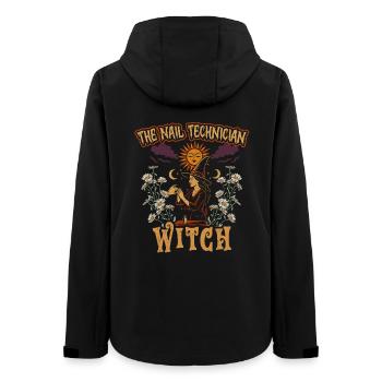 Nail Designer The Nail Technician Witch - Women’s Recycled Softshell Jacket by Stanley/Stella - black - Back - AI Model Female 172 light (172cm)