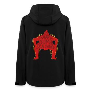 Lutteur de sumo Lutte japonaise Nagoya - Veste softshell femme recyclée Stanley/Stella - noir - Dos - AI Model Female 172 light (172cm)
