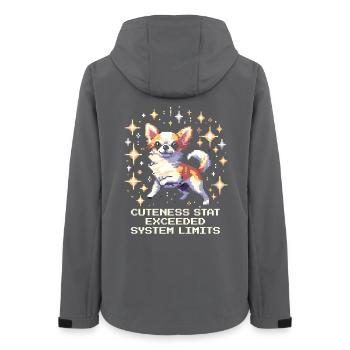 La valeur de la gentillesse au-delà des frontières du système | Chihuahua - Veste softshell femme recyclée Stanley/Stella - charbon - Dos - AI Model Female 172 light (172cm)