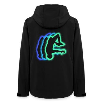 Parkour Freerunning Freerunner Silhouettes Parkour - Veste softshell femme recyclée Stanley/Stella - noir - Dos - AI Model Female 172 light (172cm)