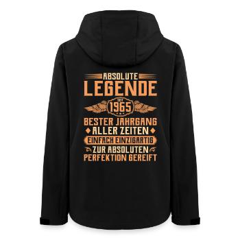 60e anniversaire - Légende depuis 1965 - Veste softshell femme recyclée Stanley/Stella - noir - Dos - AI Model Female 172 light (172cm)