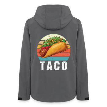 Taco Vintage - Frauen Recycelte Softshelljacke von Stanley/Stella - Anthrazit - Hinten - AI Model Female 172 light (172cm)