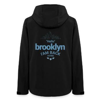 Design Brooklyn Retour à la Maison - Veste softshell femme recyclée Stanley/Stella - noir - Dos - AI Model Female 172 light (172cm)