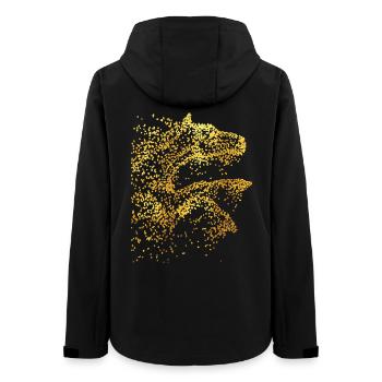 cavalier - école d’équitation - Cheval - Chevaux de voltige - Veste softshell femme recyclée Stanley/Stella - noir - Dos - AI Model Female 172 light (172cm)