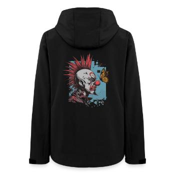 clownPunk et papillon - Veste softshell femme recyclée Stanley/Stella - noir - Dos - AI Model Female 172 light (172cm)