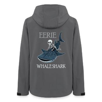 Energie der Meere mit Walhai - Frauen Recycelte Softshelljacke von Stanley/Stella - Anthrazit - Hinten - AI Model Female 172 light (172cm)