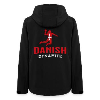 Handball World Cup 2025 Denmark Fan Pullover Hoodie - Women’s Recycled Softshell Jacket by Stanley/Stella - black - Back - AI Model Female 172 light (172cm)