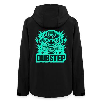 Dubstep Power - Frauen Recycelte Softshelljacke von Stanley/Stella - Schwarz - Hinten - AI Model Female 172 light (172cm)