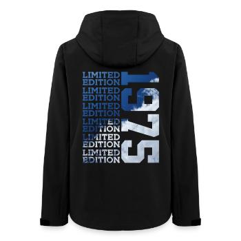 51 YEARS LIMITED EDITION 1975 51ST BIRTHDAY - Women’s Recycled Softshell Jacket by Stanley/Stella - black - Back - AI Model Female 172 light (172cm)